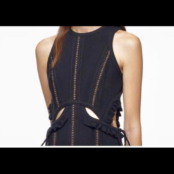 Self Portrait Black Cut Midi dress US06/UK10 - Picture 2 of 3